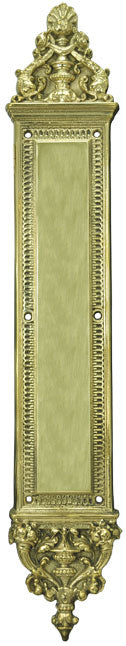 Victorian Large Push Plate 24" Tall