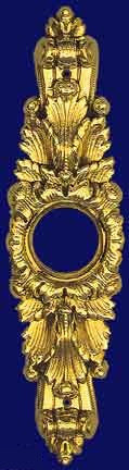 Victorian Rococo Entrance Plate