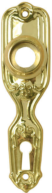 Narrow & Small Doorknob Backplate In Five Finishes