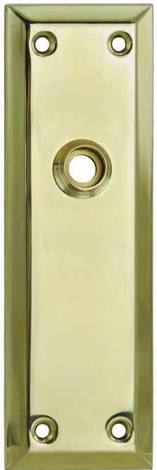 Vintage Recreated 10" Tall Plain Knob Only Door Plate