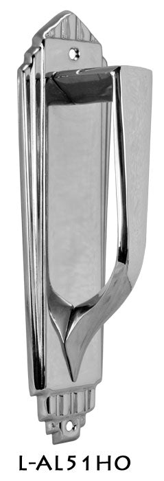 Art Deco Aluminum Pull Handle Door Plate