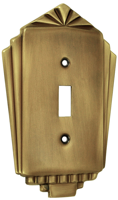 Art Deco Single Switch Cover Plate (L-W30)