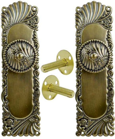 Victorian Corbin Roanoke Door Plate Dummy Handle Set