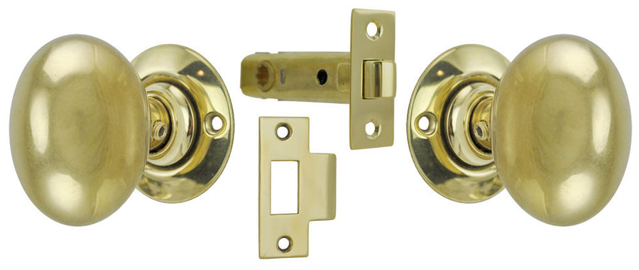 Solid Brass Tubular Passage Door Set (L146PSET1)