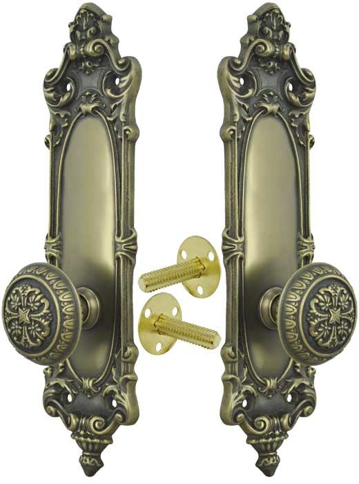 Victorian Rococo Yale Pattern with Gothic Knob Dummy Set
