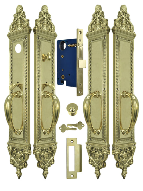 Victorian Large Double Entry Door Set