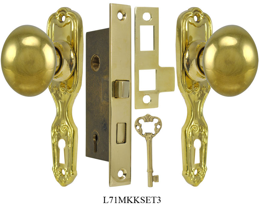 Narrow Backset French Door Set