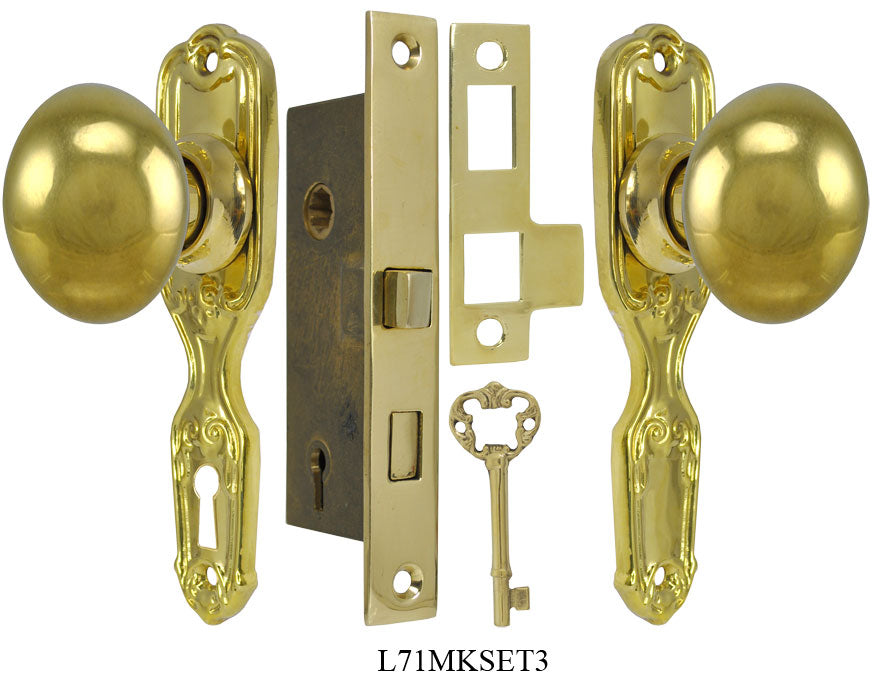 Narrow Backset French Door Set
