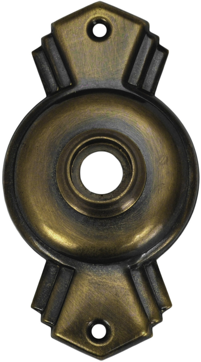 Art Deco Winged Doorknob Rose Vintage Reproduction (L-96)