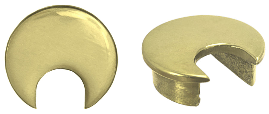 Solid Brass Cord Grommet 3/4" Slot