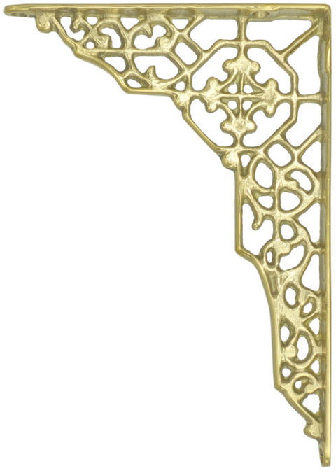 Cast Brass Shelf Bracket