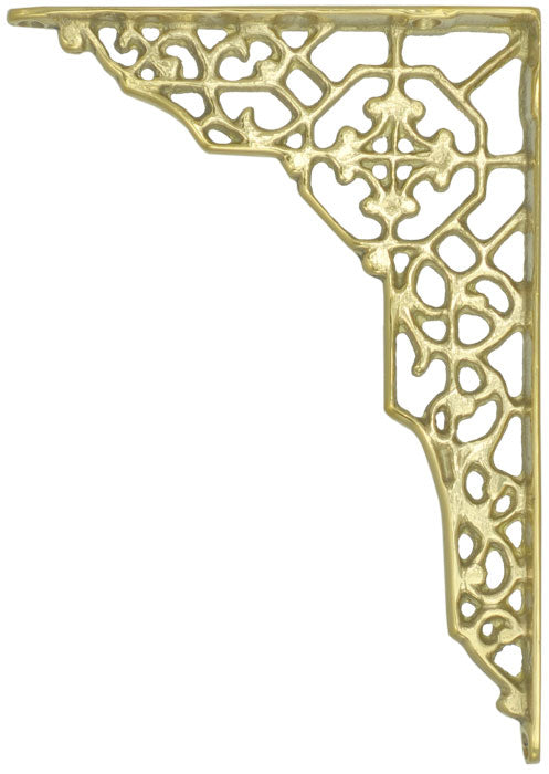 Cast Brass Shelf Bracket