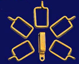 Solid Brass Curtain Rings Set Of 6