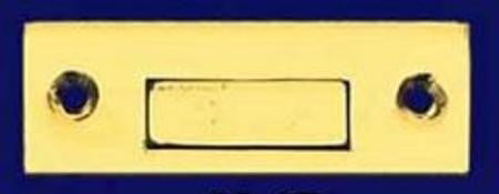 Rolltop Desk Square Lock Plate For M-4 Lock