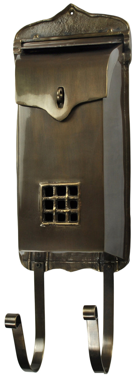 4" Deep Brass Mail Box