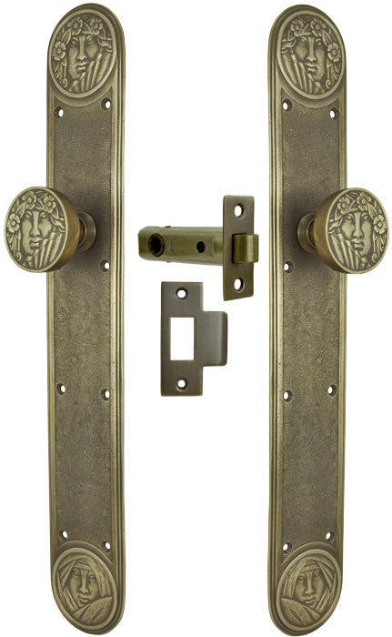 Art Nouveau Recreated Lady Face Passage Set