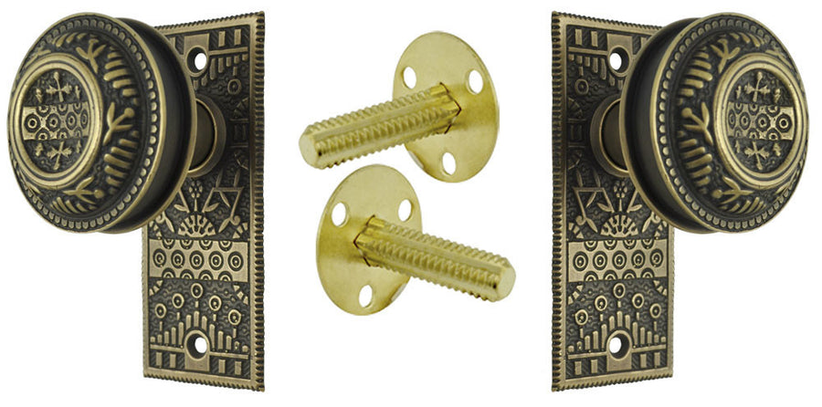 Windsor Pattern Small Door Plate Dummy Set