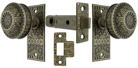 Windsor Pattern Interior Passage Small Door Plate Set