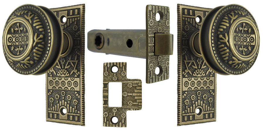 Windsor Pattern Interior Passage Small Door Plate Set