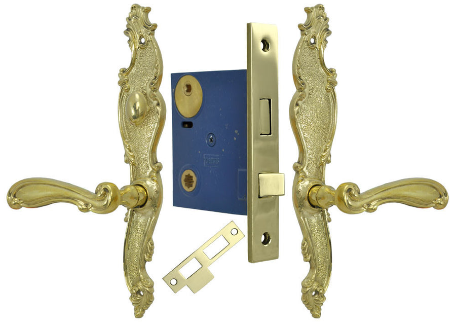 Victorian French Door Set with Turnlatch Mortise