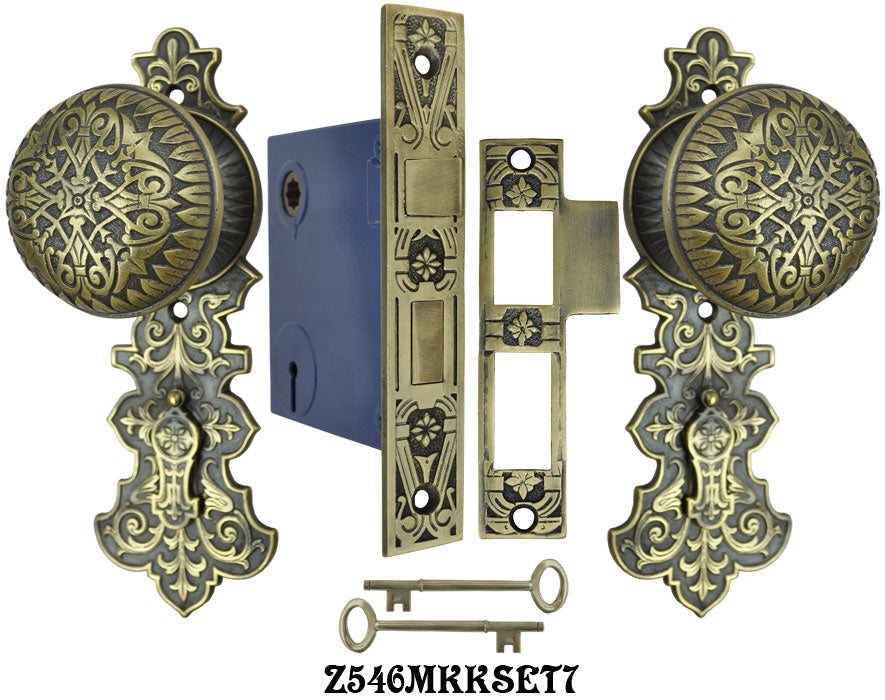 Lost Wax R&E Interior Locking Mortise Door Sets