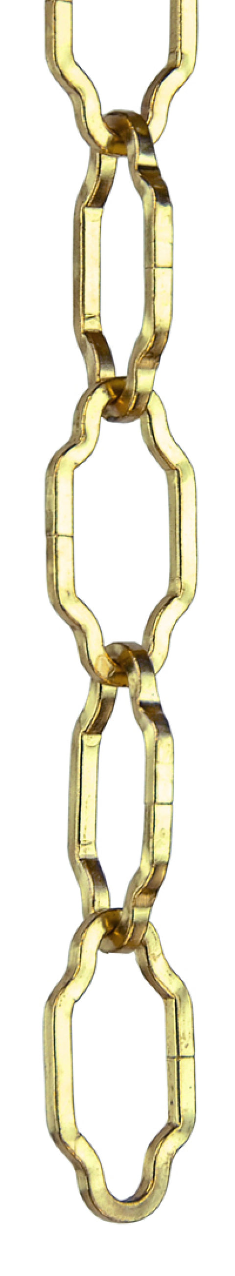 Gothic Brass Plated Metal Lamp Chain Per Foot (ZA-10)