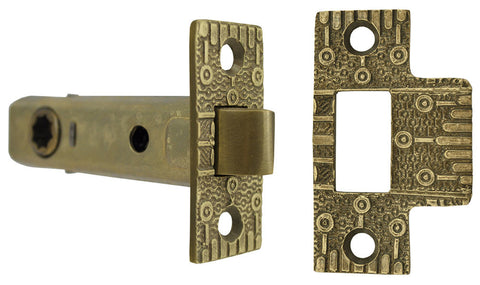 Vintage Antique Style Windsor Recreated Tubular Passage Latch 2 3/8" Backset