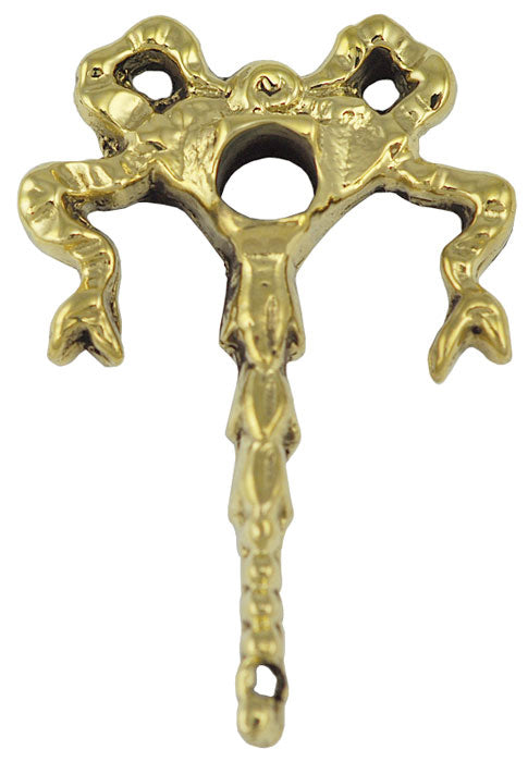 Victorian Ribbon Handle Backplate Escutcheon