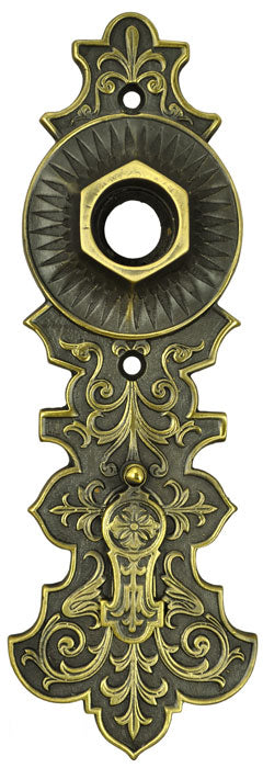 Victorian Doorknob Backplate By R&E