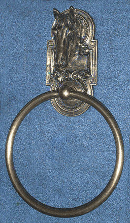 Horse Motif Towel Ring