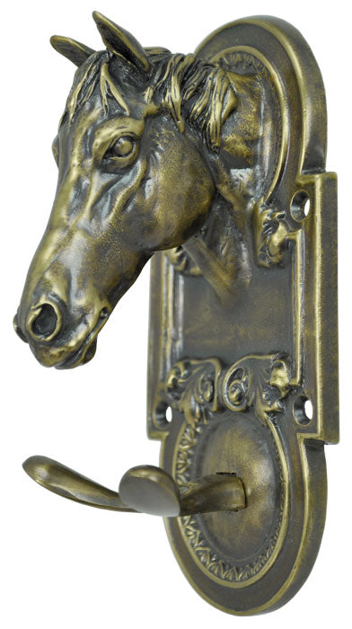Equestrian Horse Head Double Hook