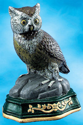 Cast Iron Door Stop 3D Owl