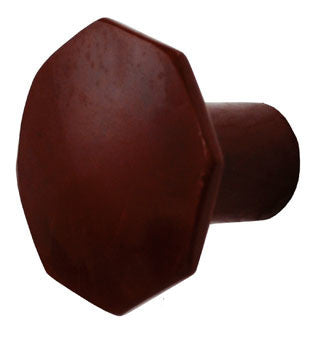 Art Deco Bakelite Red Octagon Knob Pull
