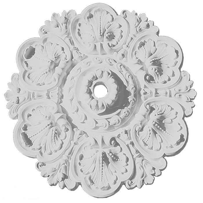 Recreated Acanthus 30" Diameter Real Plaster Ceiling Medallion