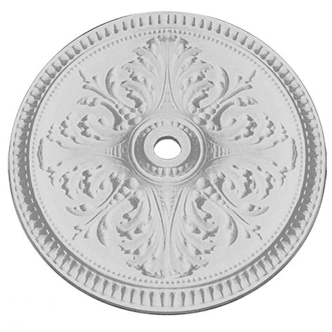Classic Round Plaster Ceiling Medallion 21" Diameter