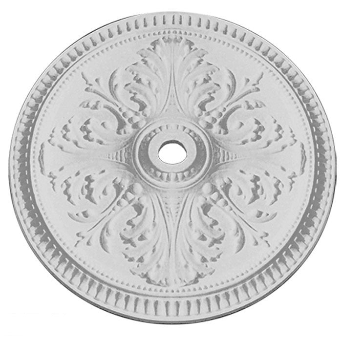 Classic Round Plaster Ceiling Medallion 21" Diameter