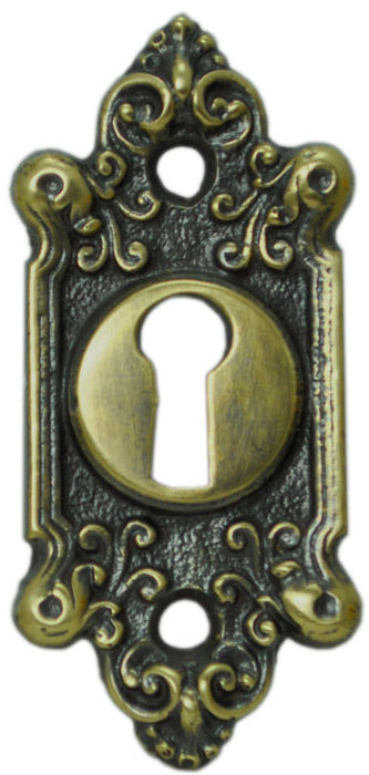 Antique Recreated Rococo Style Keyhole (ZL-11)