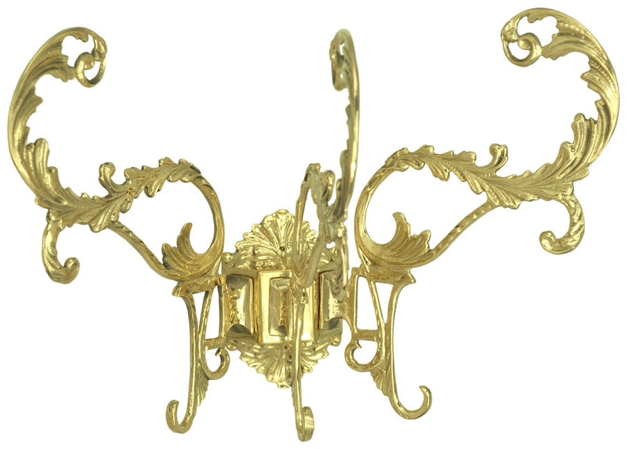 Antique Recreated Rococo Large Triple Hook