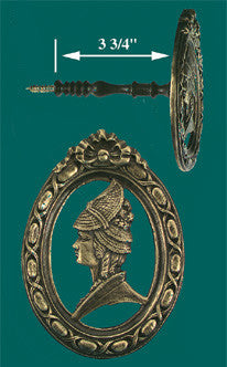 Female Portrait Curtain Tieback