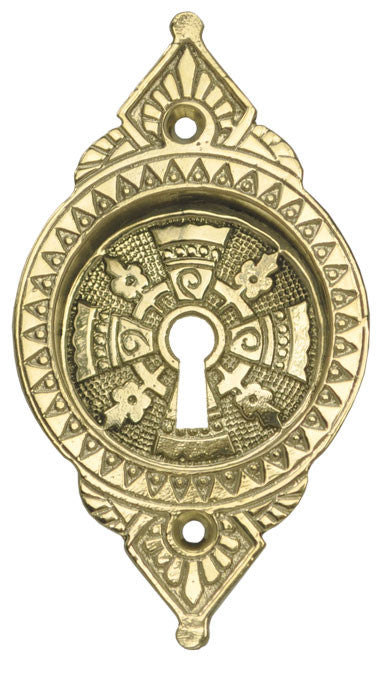Renna Pocket Door Handle With Keyhole