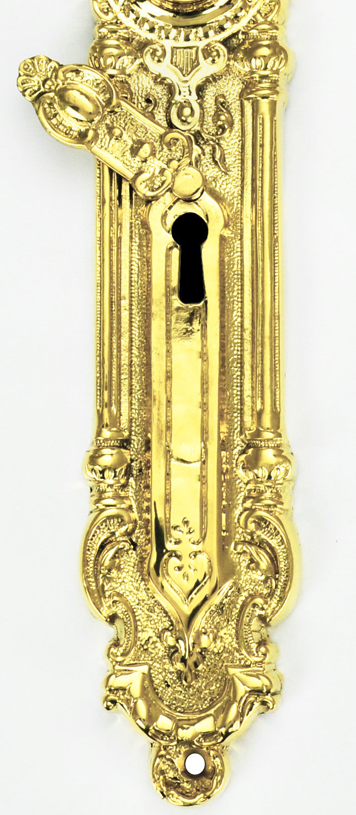French Victorian Narrow Door Set with 2 1/4" Backset Mortise Lock (ZL105ML1)