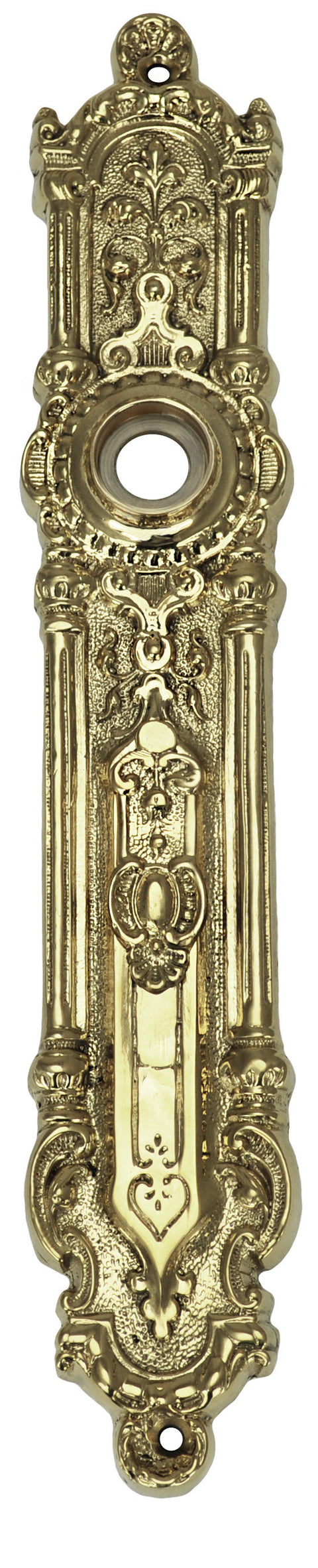 Superb Narrow Victorian Door Plate
