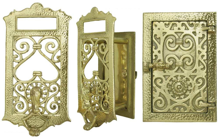Speakeasy Heart Door Security Grille or Peephole Set