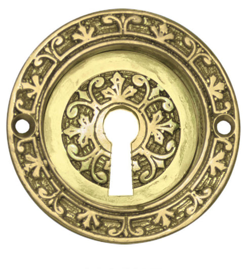 Round Pocket Door Handle With Keyhole