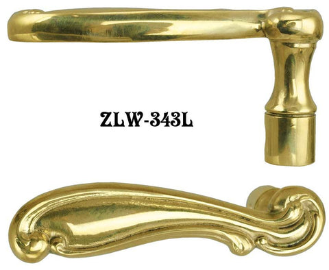 Antique French Lever Handle Left