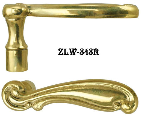 Antique French Lever Handle Right