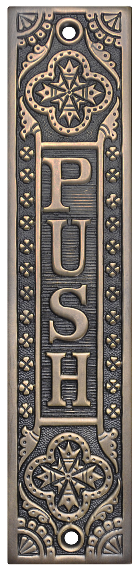 Antique Recreated Eastlake Push Plate (ZLW-57DP)