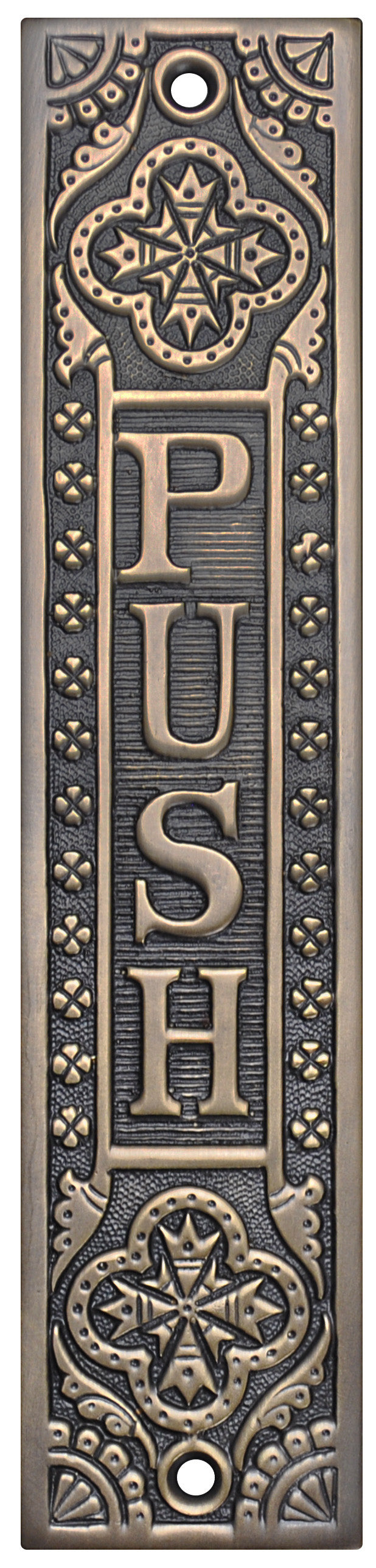 Antique Recreated Eastlake Push Plate (ZLW-57DP)