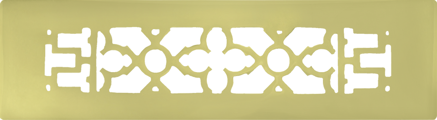 22 Victorian Brass Rectangular Grilles without Dampers (brass-grillselect)