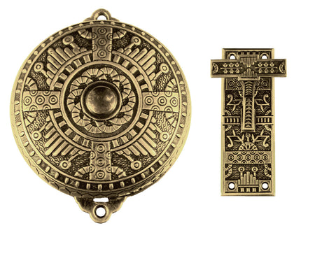 Mechanical Doorbell Recreated Eastlake Windsor Mechanical Doorbell Set